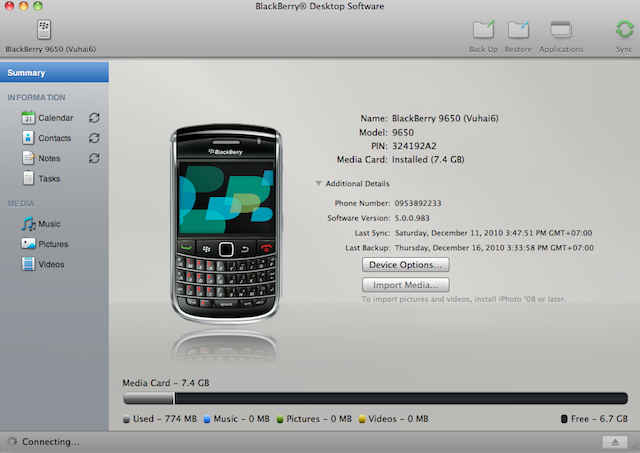 Blackberry Desktop 2.0 với giao diện hoàn toàn mới