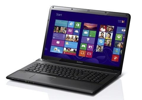 Vaio E17 là mẫu laptop giải trí đa phương tiện mới nhất của Sony. Ảnh: Engadget. 