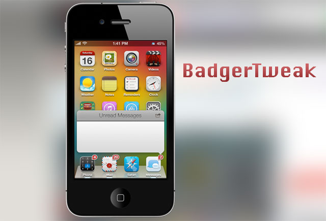 BadgerTWeak mang chế độ xem nhanh thông báo lên ứng dụng