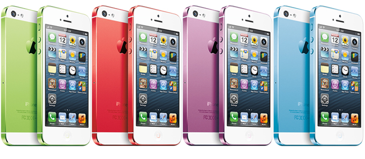 iPhone 5S sẽ có thêm 4 màu sắc mới