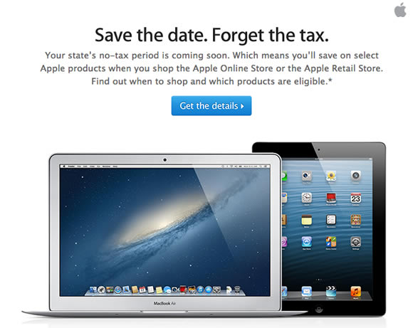 Apple bắt đầu chiến dịch bán hàng miễn thuế