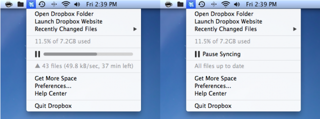 Dropbox cho Mac OS X 