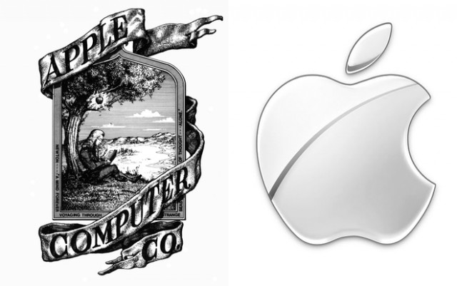 Logo đầu tiên của Apple hoàn toàn khác với logo trái táo cắn dở hiện nay. 