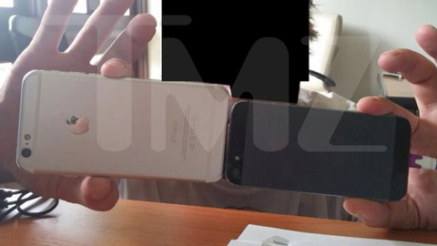 So sánh mặt sau của iPhone 6 4.7 inch màu trắng và iPhone 5s