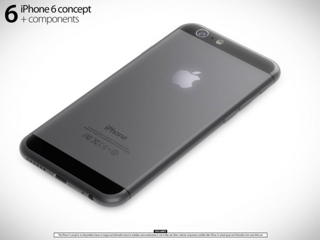 Mặt sau hoàn thiện của iPhone 6