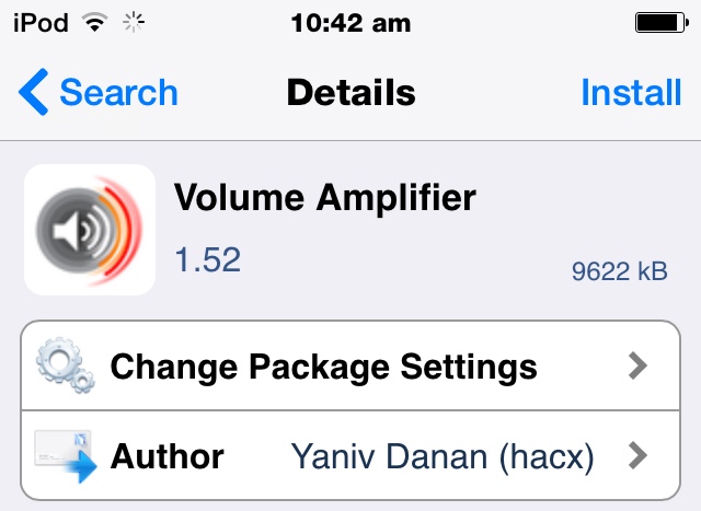 Volume-amplifier