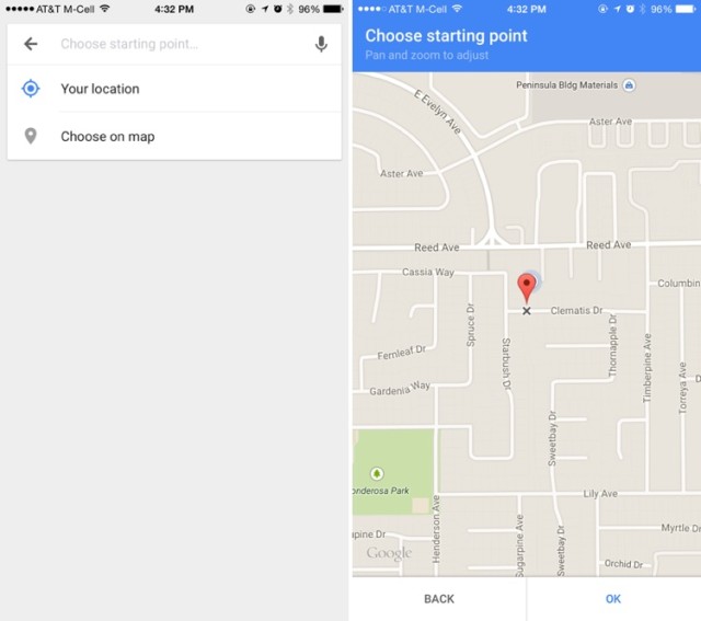 Google maps for iOS