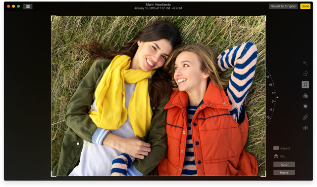 Người dùng sẽ thấy ứng dụng Photos mới trên Mac rất dễ dùng không qua nhiều khác biệt với iOS.