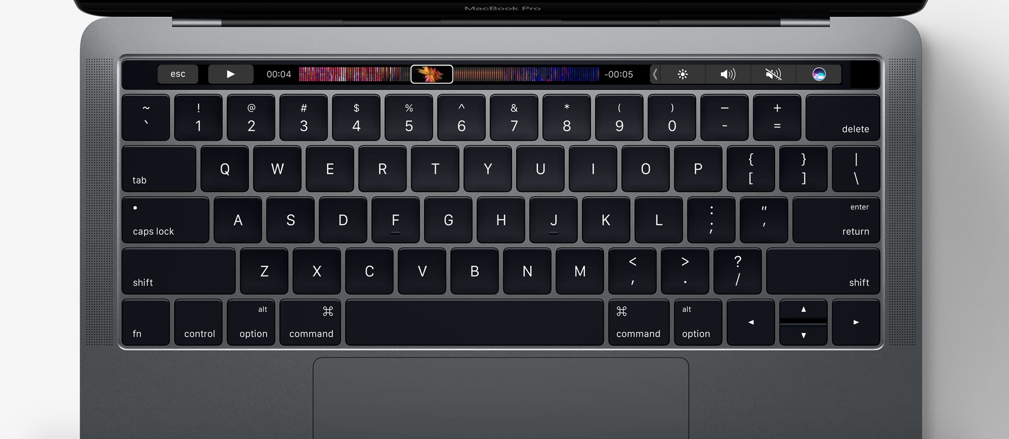 Bàn phím mới trên MacBook Pro