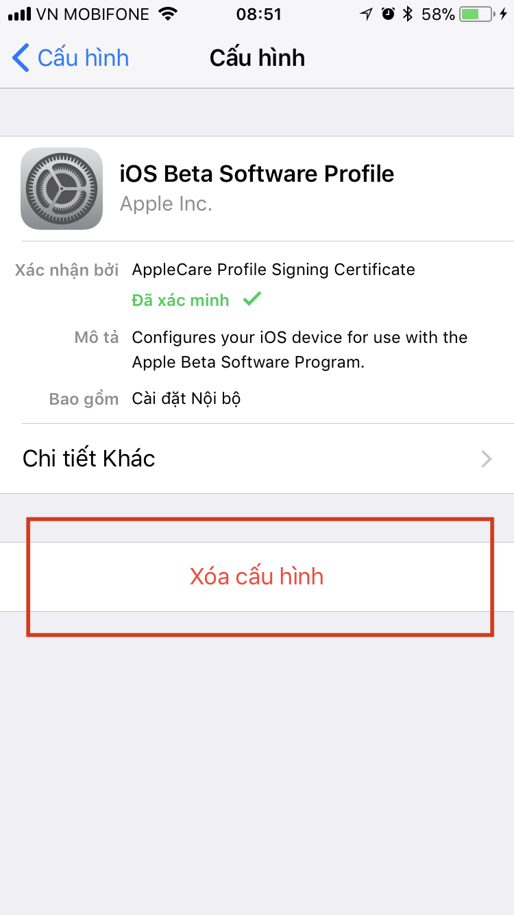 Hướng dẫn nâng cấp iOS 11 beta/GM lên bản chính thức