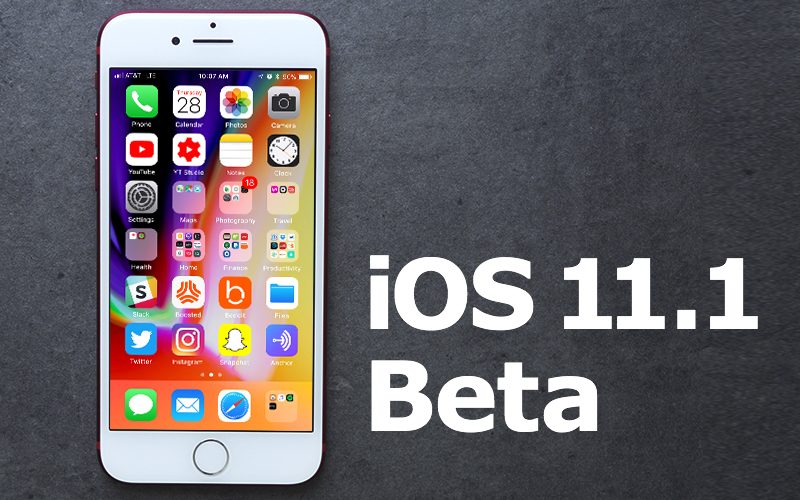 iPad iOS 11.1 beta 2