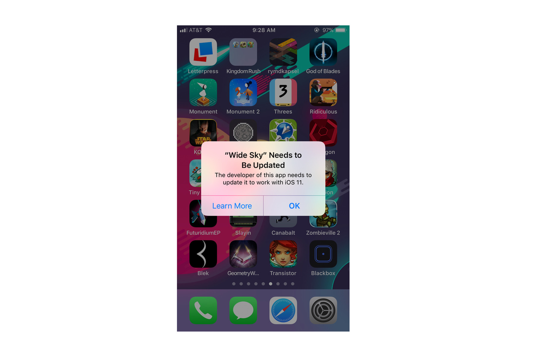 Một số app không hoạt động trên iOS 11, và đây là cách kiểm tra app không chạy được