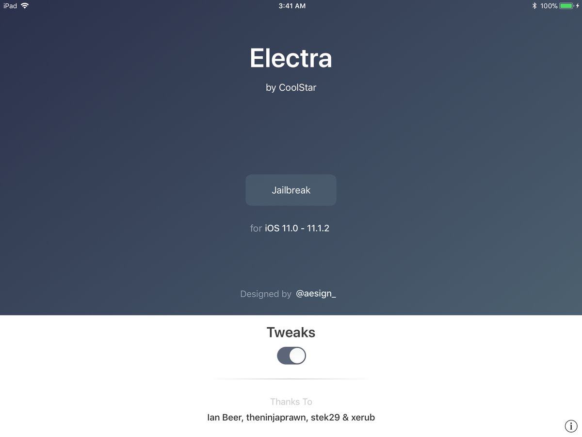Electra Jailbreak iOS 11