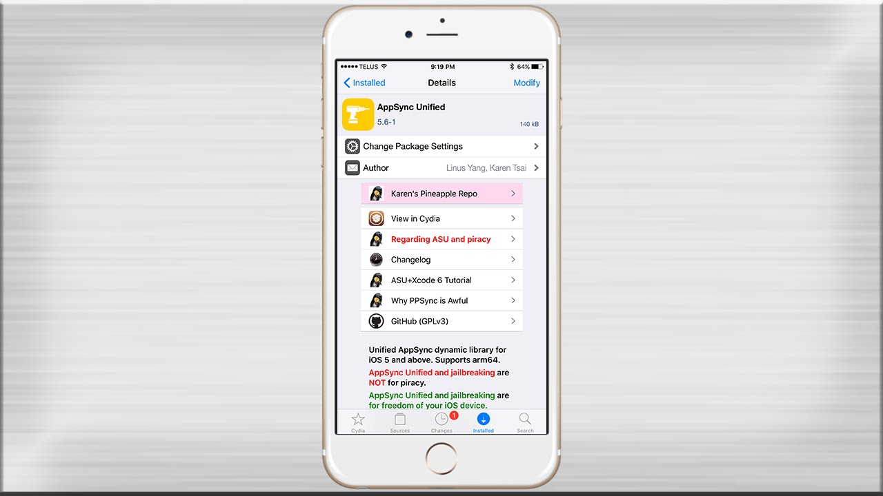 Đã có AppSync Unified 30 cho iOS 11 jailbreak