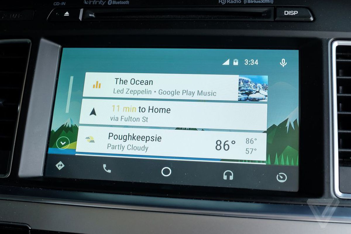 Giao diện Android Auto